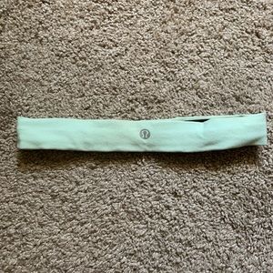 Lululemon headband in Mint Green